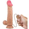 Realistické dildo s posuvnou kožou a ovládačom Pretty Love Sliding Skin