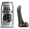 Dildo ALL BLACK 9 cm pre diskrétne potešenie