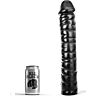Dildo ALL BLACK 38 cm pre intenzívnu stimuláciu
