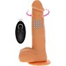 Dildo Vibrátor Get Real s otáčajúcimi perlami