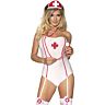 Kostým Loviux Sexy Nurse Off The Shoulder Teddy