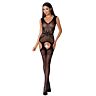 Bodystocking Passion BS062 s erotickými výšivkami