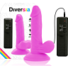 Dildo Diversia 17 cm s flexibilnou vibráciou