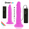 Dildo Diversia 23 cm flexibilné vibrácie pre intenzívne povzbudenie