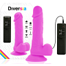 Dildo Diversia 20.5 cm s vibráciou