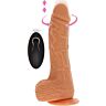 Dildo vibrátor rotátor GET REAL Natural s prísavkou