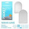 Masturbátor Tenga Pocket Wave Line s textúrami