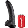 Dildo KING COCK 22.9 cm s guličkami