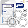 Krúžok INTENSE FOR HIM Set 3 penisu s ergonomickým dizajnom