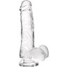 Dildo S Pleasures Jelly Transparent S s ventózou