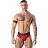 Jocksy LOCKER GEAR SPORT MESH JOCK BRIEF červené XL