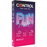 Kondómy CONTROL Feel Fun Mix s 3 typmi