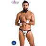 Slip Passion Men 036 Alfrojo Čierny L/XL s komfortným strihom
