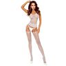 Bodystocking Passion Woman BS119 s kvetinovým vzorom