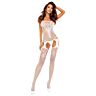 Bodystocking Passion Woman BS121 s odvážnym efektom podväzkov
