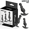 Análne zátky Addicted Toys set 3 pre postupné zvádzanie