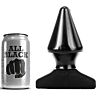 Anal Plug ALL BLACK 17 cm s kužeľovým tvarom