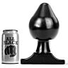 Buttplug ALL BLACK 19 cm s postupným rozšírením
