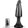 Plug anal ALL BLACK 35 cm s anatomickým tvarom