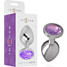 Análny plug INTENSE - M s diamantovou dekoráciou