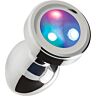 Análny zástrčka S Pleasures Metal IRIS s LED osvetlením
