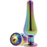 Análny plug TOYJOY Twilight Bum Bijou s dúhovou gemou