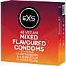 Kondómy EXS Mixed flavours pack 48 - 4 príchute