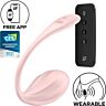 Vibrátor Satisfyer Ribbed Petal s ovládaním cez aplikáciu