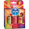 Lubrikanty SKINS Fruity Lubes Kit s príchuťami melón, jahoda a mango