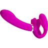 Vibrátor PRETTY LOVE VALERIE double strap-on pre dokonalú stimuláciu