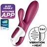 Vibrátor Satisfyer Hot Bunny s aplikáciou a zahrievaním