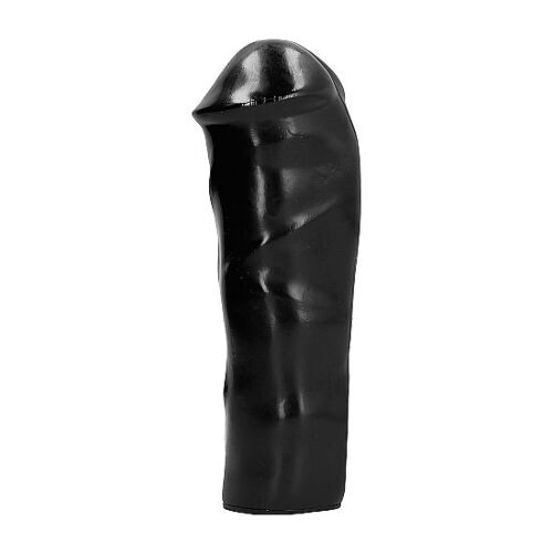 Dildo All Black 20 cm s hipoalergénnou silikónou