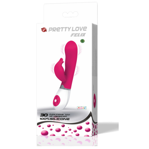 Rabbit vibrátor Pretty Love Flirtation s Felix stimulátorom
