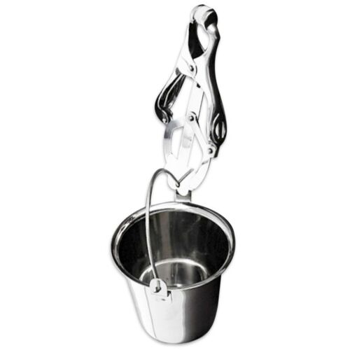 Pinzety na bradavky METAL HARD s váhami pre intenzívne pocity