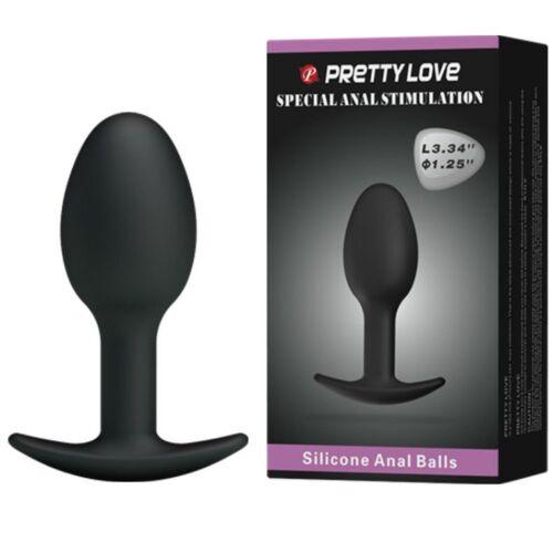 Anal Plug Pretty Love s ťažkou guľou 6.5 cm