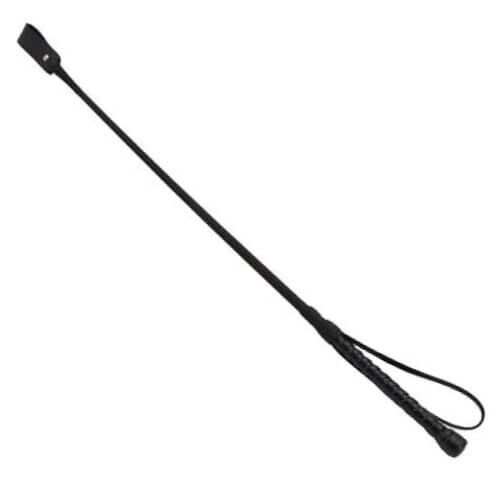 Bičik Bound Noir Nubuck Leather Riding Crop