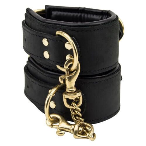 Putá Bound Nubuck Leather Slim 40 cm s brass detail