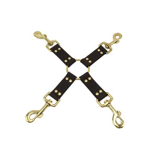 Putá Bound Nubuck Leather 4 Way Hog Tie s 4 popruhmi