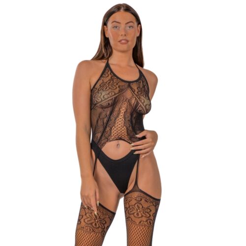 Lace Suspender Bodystocking