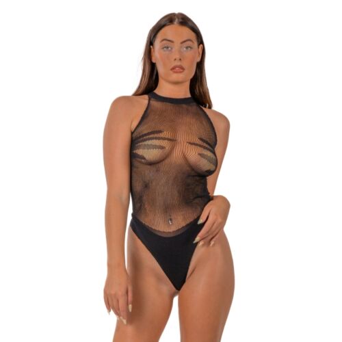 Teddy Lace Opaque Bodysuit Moderný dizajn a lichotivý strih