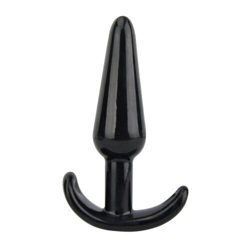Zadná zátka Loving Joy Butt Plug Black s pohodlným tvarom
