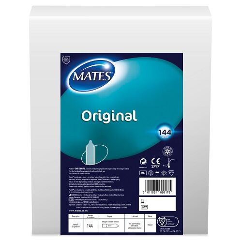Kondóm Mates Original BX144 s hladkým povrchom