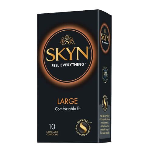 Kondómy Mates SKYN Large 10 ks bez latexu