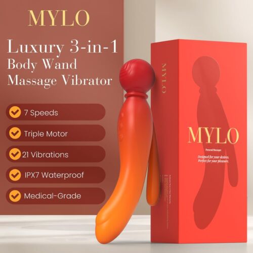 Vibrátor MYLO 3-in-1 s výkonným masážnym účinkom
