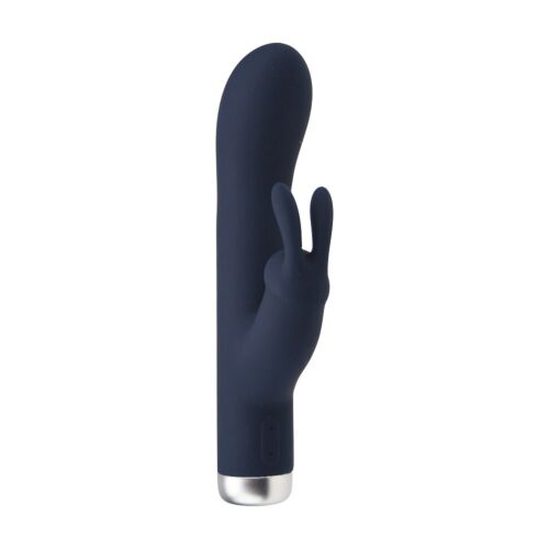Vibrátor NAUTI Silicone Rabbit s krivým hrotom