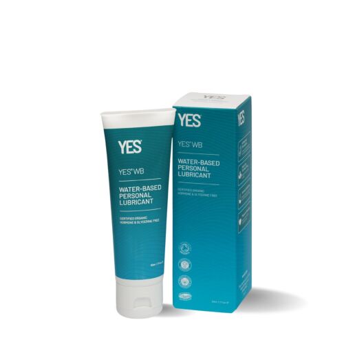 Lubrikant YES Organic Water Based 50ml bez vône a chuti