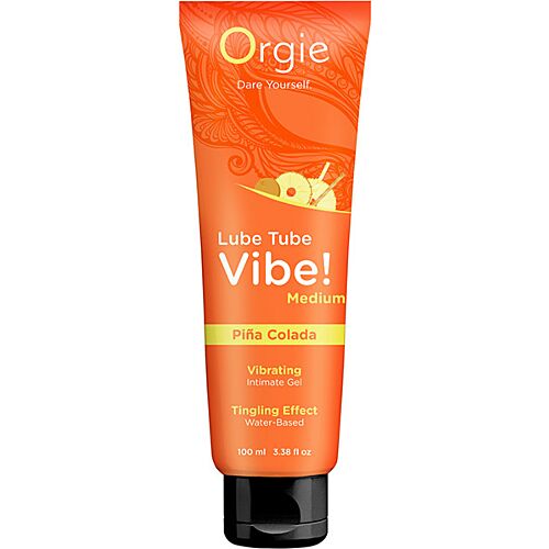 Lubrikant Orgie LUBE TUBE VIBE PIÑA COLADA s vibráciou