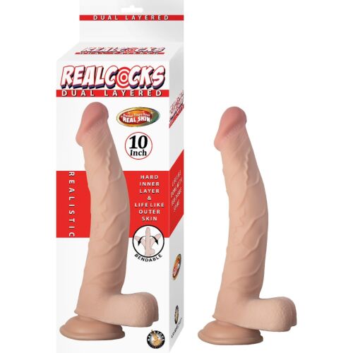 Dildo Nasstoys RealCocks 10 inch flexibilné jadro