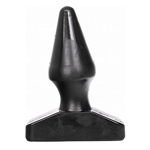 Análny plug ALL BLACK 16 cm kužeľový tvar