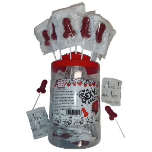 Piruleta Karmelky Zábavné Diablo Picante - Penis